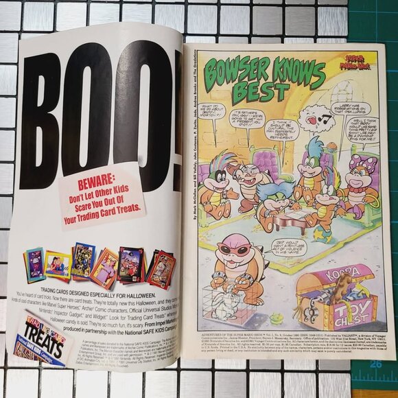 Adventures of the Super Mario Bros. #9 Nintendo Valiant Comics 1991 Peach Luigi - Picture 4 of 7